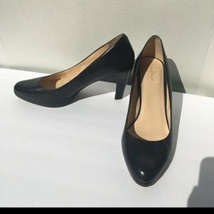 Cole Haan Nike Air black leather pumps 10.5